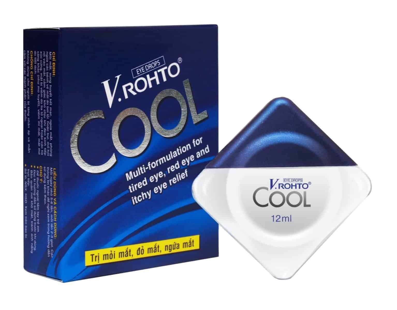 Hiểu đúng về các dòng thuốc nhỏ mắt v rohto cool, thuốc nhỏ mắt v